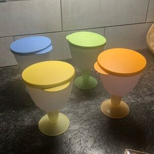 PARFAIT/JELLO cups by Tupperware. Vintage NWOT.  Use to make ice cream sundae’s